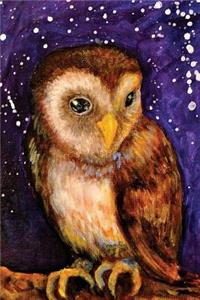 "Twinkle Twinkle Little Owl" by Esther M. Smith Art of Life Journal (Blank / Lin