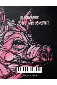 Blank Sheet Music For Piano