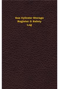 Gas Cylinder Storage Register & Safety Log