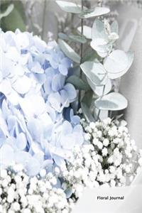Floral Journal - White Frost