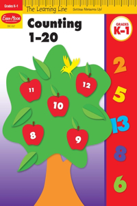 Learning Line: Counting 1-20, Kindergarten - Grade 1 Workbook