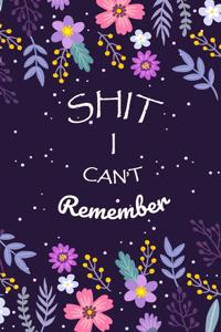 Shit I Can't Remember