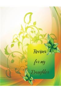 Rrecipes for my Daughter