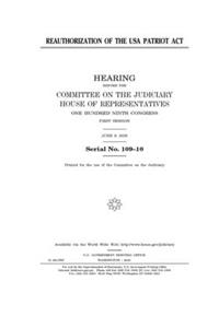 Reauthorization of the USA Patriot Act