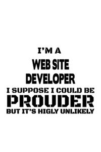 I'm A Web Site Developer I Suppose I Could Be Prouder But It's Highly Unlikely