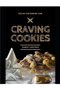 Recipe notebook for Craving Cookies