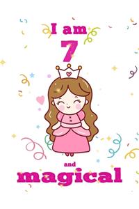 unicorn journal i am 7 and magical