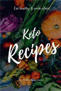 My Personal Keto Recipe Journal