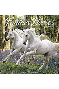 Fantasy Horses 2017 Wall Calendar