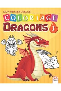 Mon premier livre de coloriage - Dragons 1