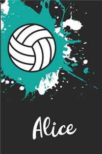 Alice Volleyball Notebook