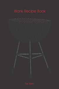 Blank Recipe Book For Men