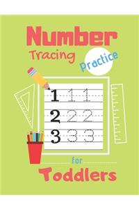 Number Tracing Practice for Toddlers
