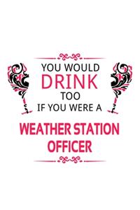 You Would Drink Too If You Were A Weather Station Officer