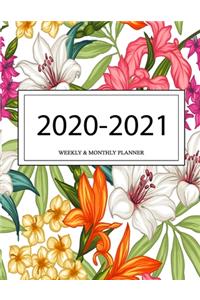 2020 - 2021 Weekly And Monthly Planner
