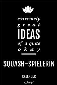 Kalender für Squash Spieler / Squash-Spielerin