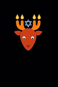 Hanukkah Menorah Moose