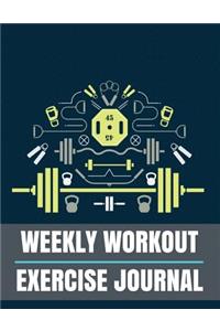 Weekly Workout Exercise Journal