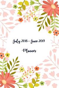 July 2018 - June 2019 Planner