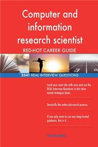 Computer and information research scientist RED-HOT Career; 2541 REAL Interview