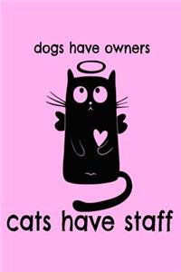 Dogs Have Owners Cats Have Staff