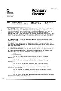 Emergency Medical Services/Helicopter (Ems/H) .