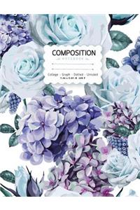 Composition notebook College - Graph - Dotted - Unruled