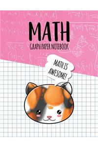 Math Graph Paper Notebook