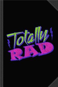 Totally Rad Vintage 80's Journal Notebook