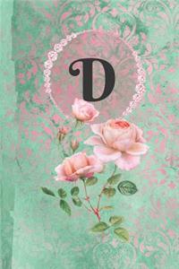 Personalized Monogrammed Letter D Journal