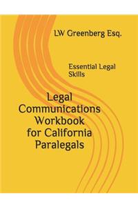 Legal Communications Workbook for California Paralegals