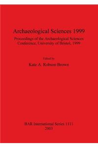 Archaeological Sciences 1999