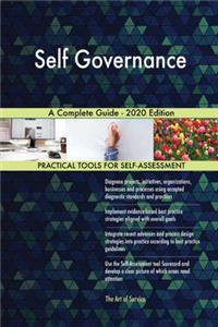 Self Governance A Complete Guide - 2020 Edition