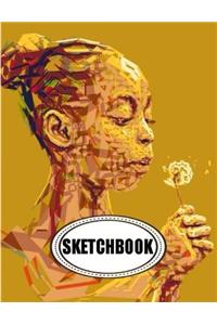 Sketchbook : Wish: 120 Pages of 8.5 x 11 Blank Paper for Drawing, Doodling or Sketching (Sketchbooks)