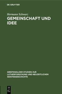 Gemeinschaft Und Idee