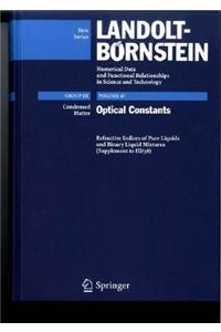 Refractive Indices of Pure Liquids and Binary Liquid Mixtures (Supplement to III/38)