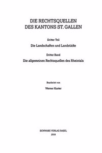 Die Allgemeinen Rechtsquellen Des Rheintals