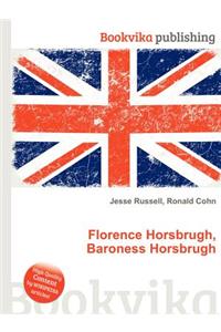 Florence Horsbrugh, Baroness Horsbrugh