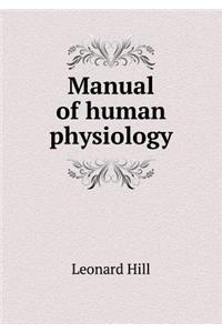 Manual of Human Physiology