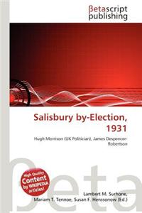 Salisbury By-Election, 1931