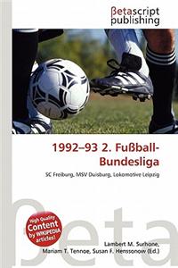 1992-93 2. Fussball-Bundesliga