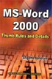 MS-Word 2000: Thum-rules and Details