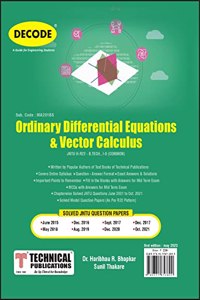 Ordinary Differential Equations and Vector Calculus for JNTU-H 22 Course (I - II - AI & DS / CIVIL / CSE / IT/ CSBS / ECE / EEE / MECH - MA201BS) (Decode)
