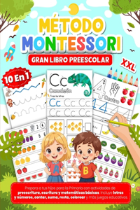 Gran Libro Preescolar XXL Método Montessori (10 en 1)