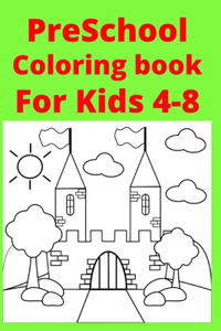 PreSchool Coloring book For Kids 4-8