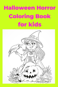 Halloween Horror Coloring Book for kids