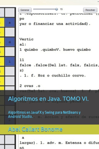 Algoritmos en Java. TOMO VI.