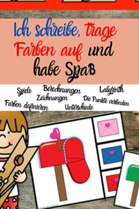Ich schreibe, trage Farben auf und habe Spaß!