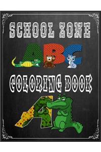 School Zone abc coloring book