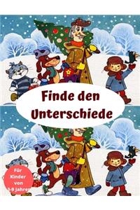 Finde den Unterschiede Für Kinder von 3-9 Jahren